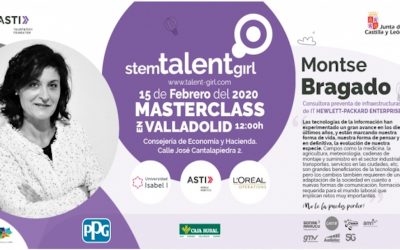 Montse Bragado imparte la cuarta masterclass del proyecto Stem Talent Girl en Valladolid