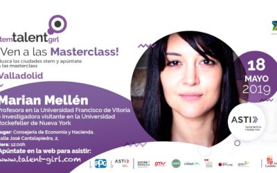 Marian Mellén imparte la séptima masterclass del proyecto Stem Talent Girl en Valladolid