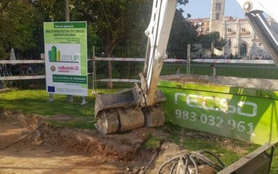 URBAN GreenUP continúa con la renaturalización urbana en Valladolid y comienza las obras del jardín de Portugalete