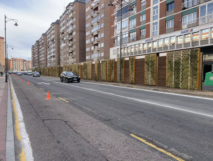 Valladolid ya presume de barrera acústica vegetal de URBAN GreenUP