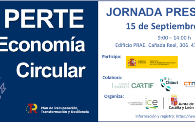 CARTIF, CIDAUT y CTME organizan un taller práctico sobre el PERTE de Economía Circular